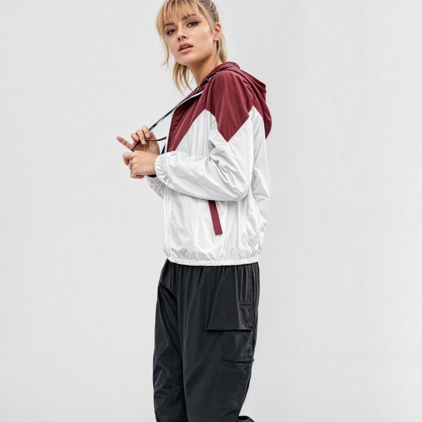 Two-tone Windbreaker Jacket