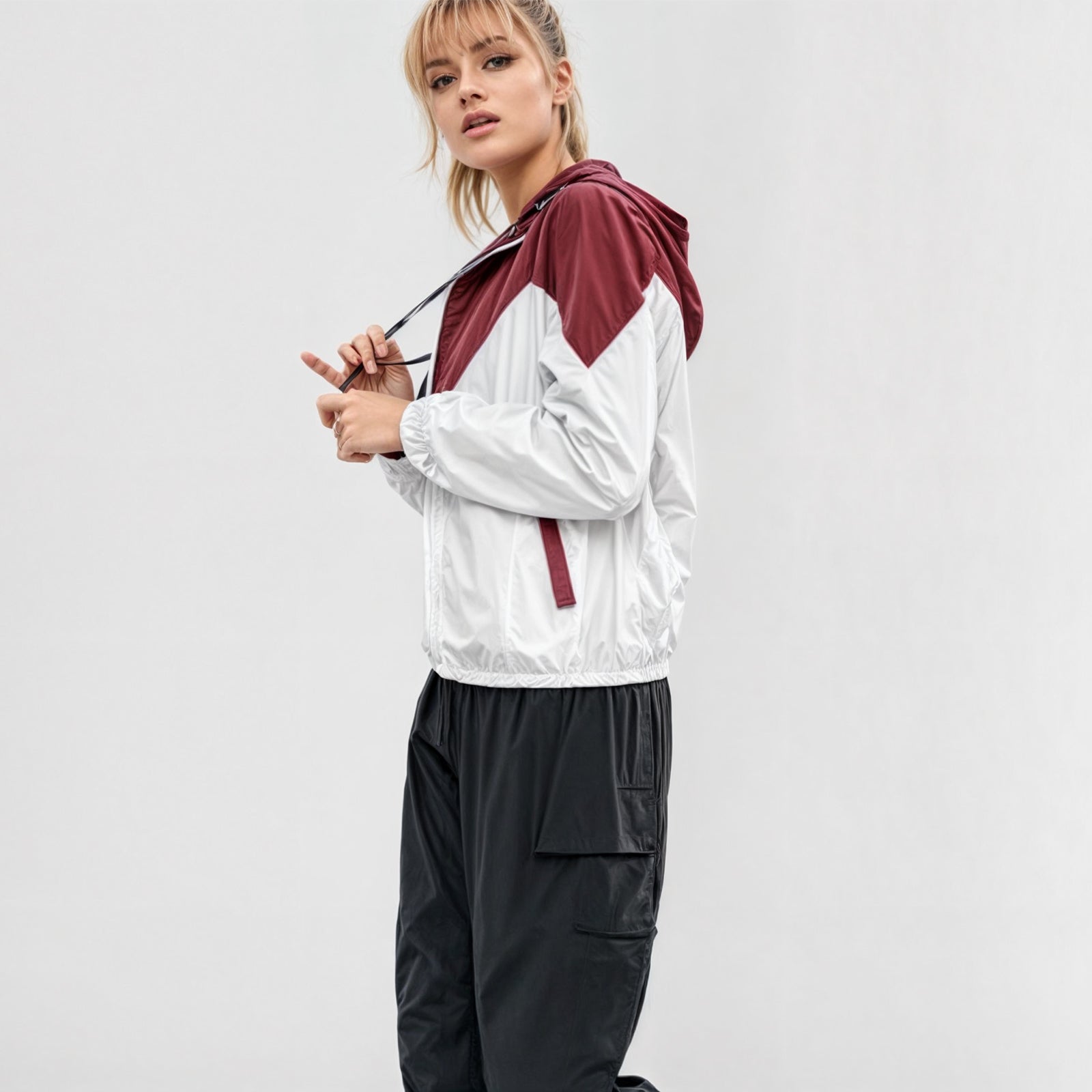 Two-tone Windbreaker Jacket