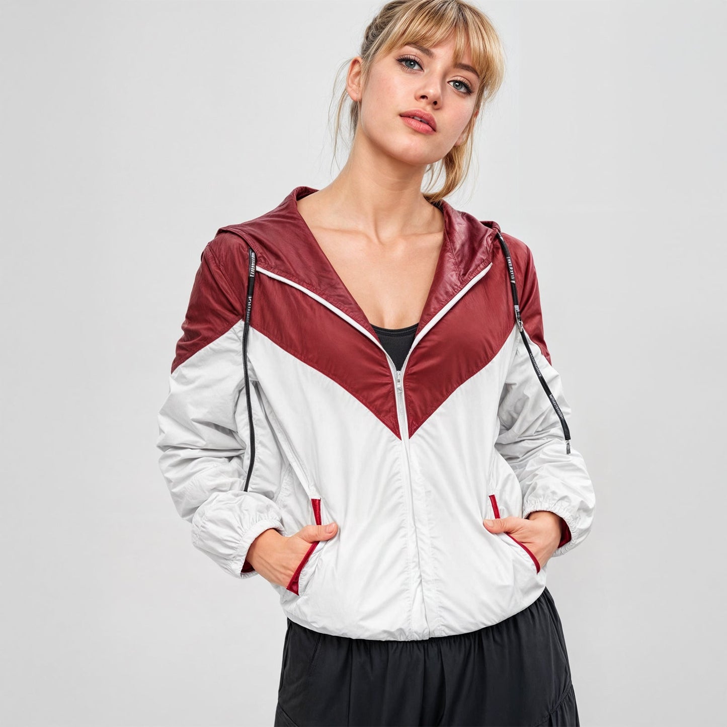Two-tone Windbreaker Jacket