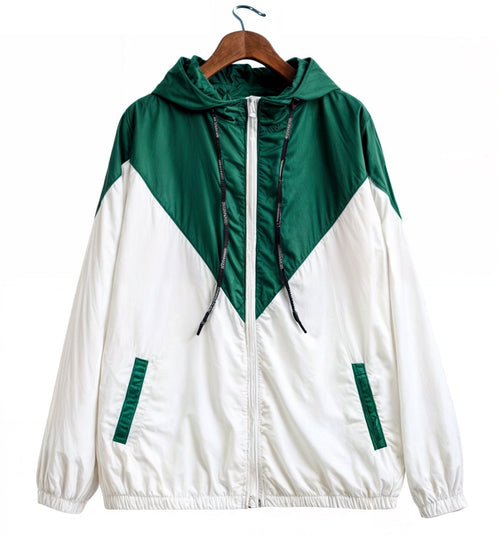 Two-tone Windbreaker Jacket