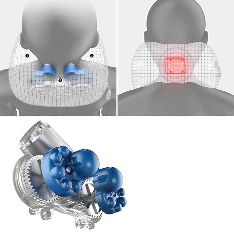 U-shaped Neck Pillow Massager