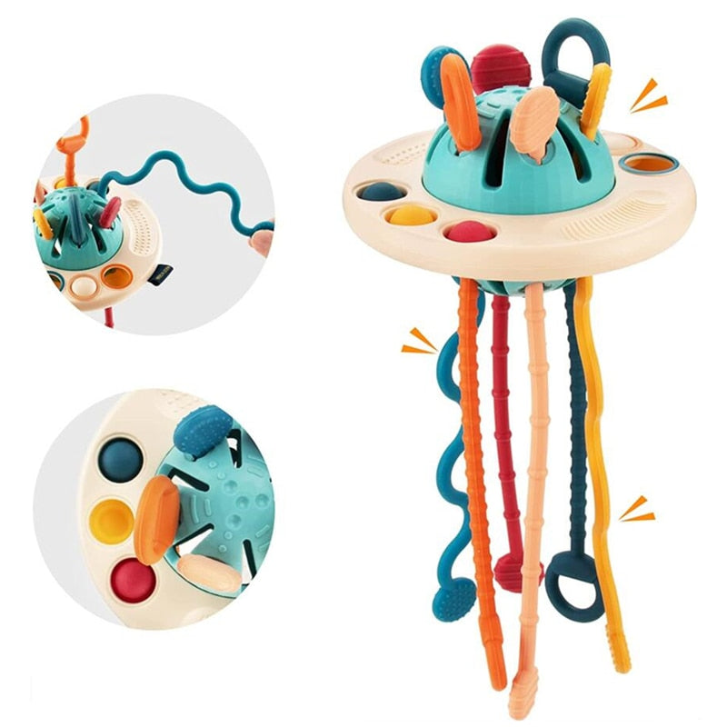 UFO Silicone Pulling Toys