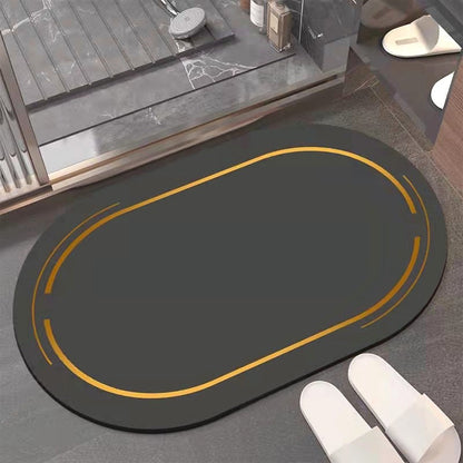 Ultra Absorbent Oval Bathroom Rug
