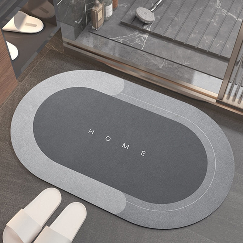 Ultra Absorbent Oval Bathroom Rug