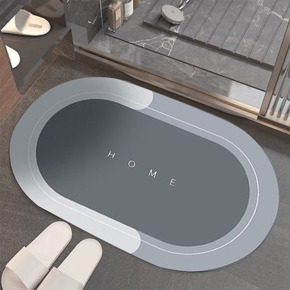 Ultra Absorbent Oval Bathroom Rug