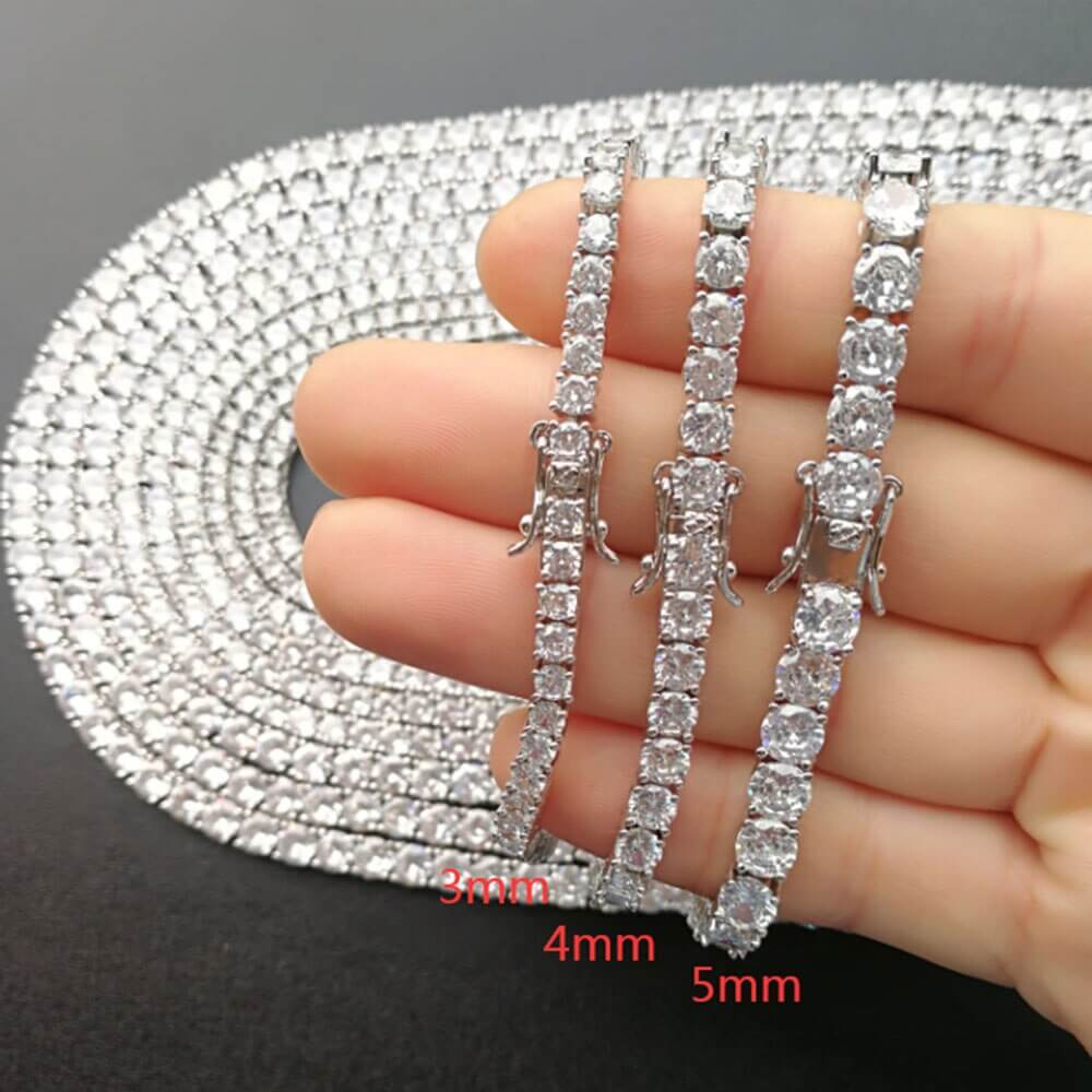 Unisex Cubic Zircon Bracelet
