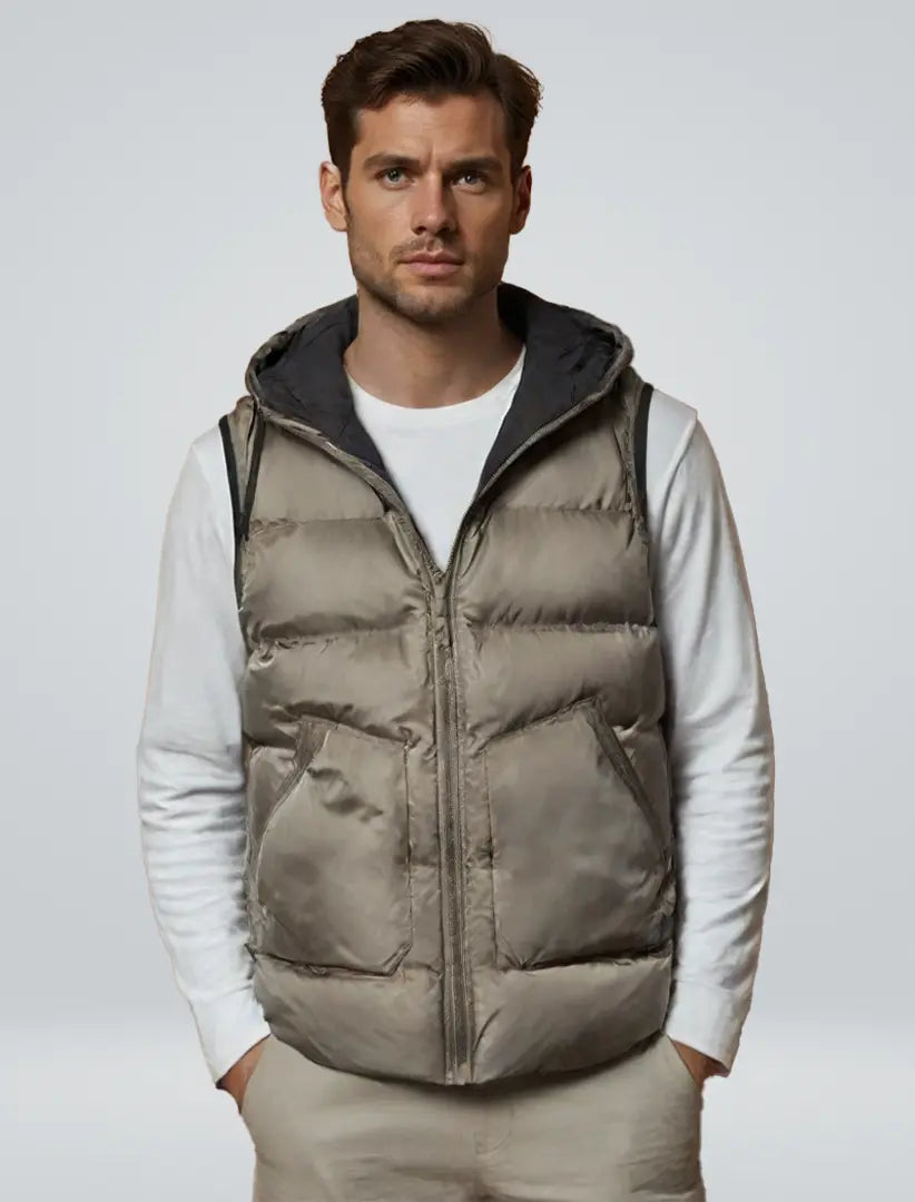 Unisex Hooded Vest Modern Design