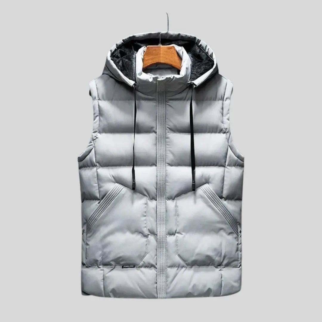 Unisex Hooded Vest Modern Design