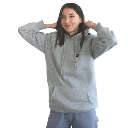 Unisex Hoodie with Heating Function and Temperature Control