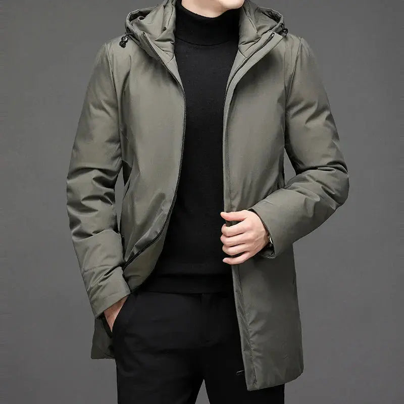 Unisex Jacket With Slim Fit and Water-repellent Finish