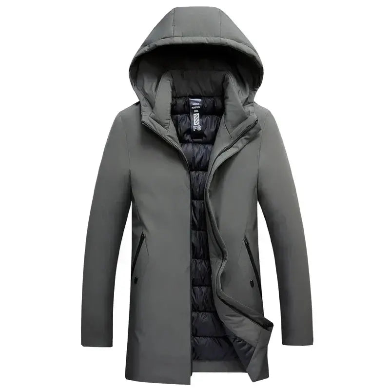Unisex Jacket With Slim Fit and Water-repellent Finish