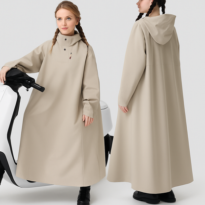 Unisex Rain Poncho Long Waterproof Oxford For Cycling And Outdoor Sports
