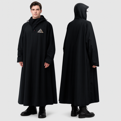 Unisex Rain Poncho Long Waterproof Oxford For Cycling And Outdoor Sports