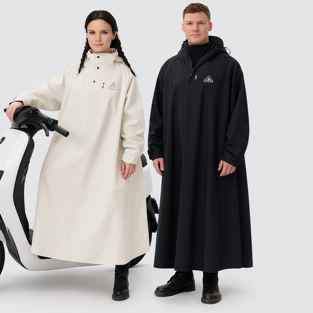 Unisex Rain Poncho Long Waterproof Oxford For Cycling And Outdoor Sports