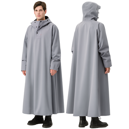Unisex Rain Poncho Long Waterproof Oxford For Cycling And Outdoor Sports