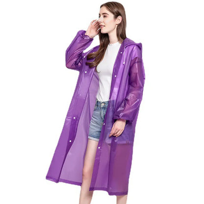 Unisex Raincoat EVA Waterproof Camping