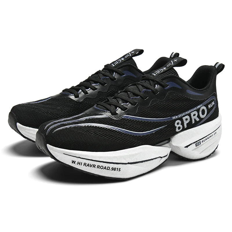 Unisex Running Shoes Breathable Mesh Carbon Plate for Long Distance Running