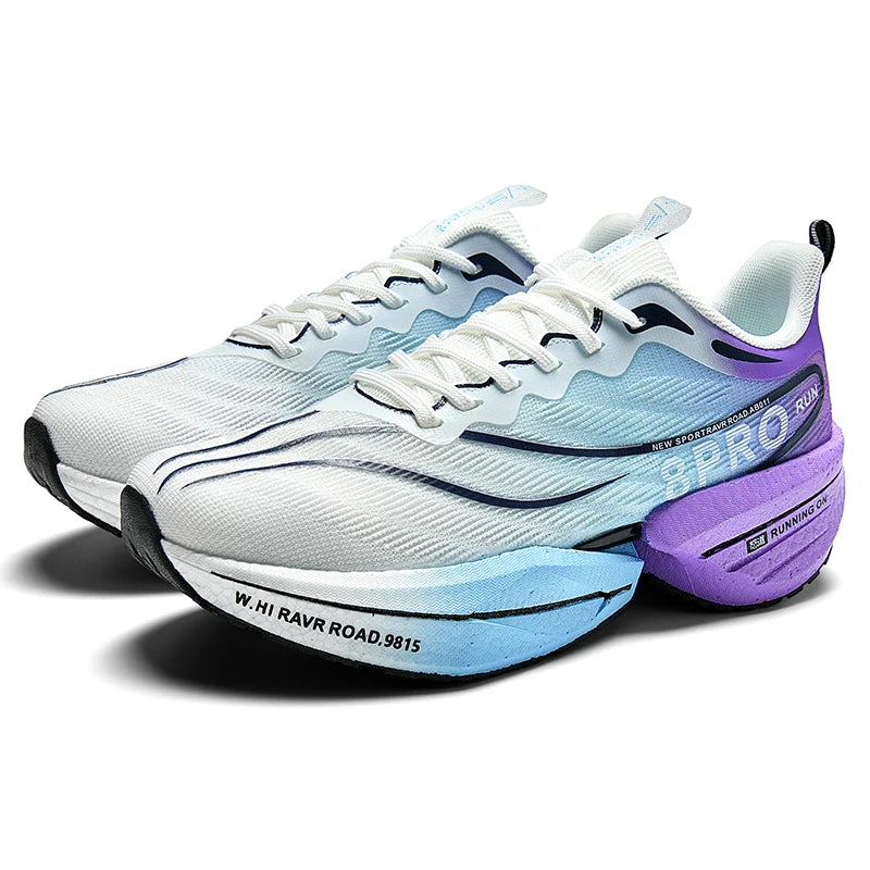 Unisex Running Shoes Breathable Mesh Carbon Plate for Long Distance Running