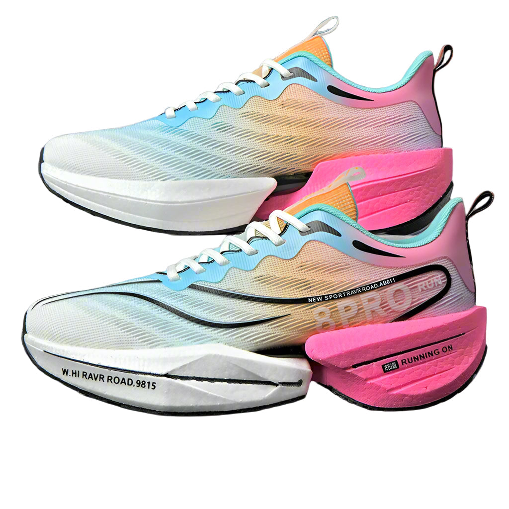 Unisex Running Shoes Breathable Mesh Carbon Plate for Long Distance Running