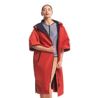 Unisex Waterproof Cape Short Sleeves