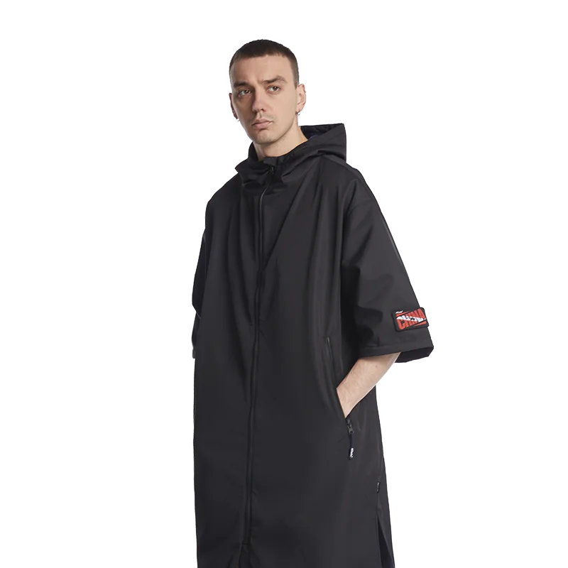 Unisex Waterproof Cape Short Sleeves