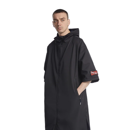 Unisex Waterproof Cape Short Sleeves