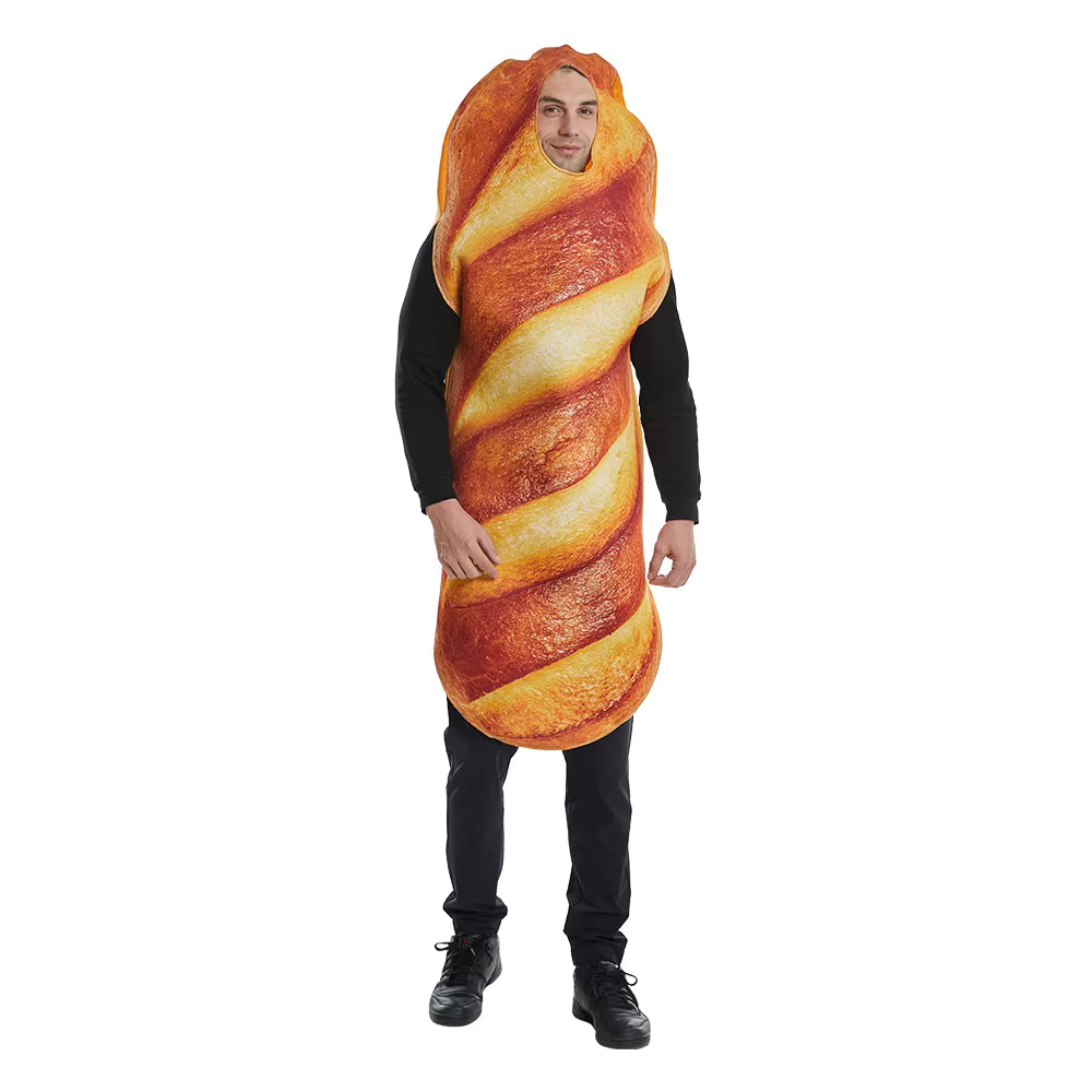 Unisex Baguette Costume Tunic for Adults Fun Festive Wear 3