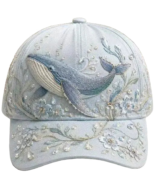 Unisex Baseball Cap 3D Dolphin Print Casual Style 0