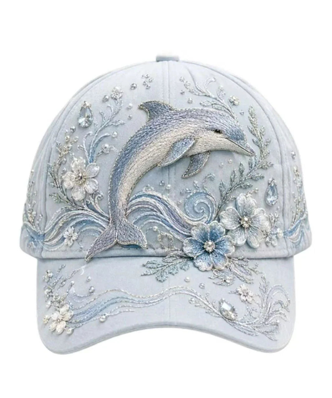 Unisex Baseball Cap with Blue Whale 3D Print 0