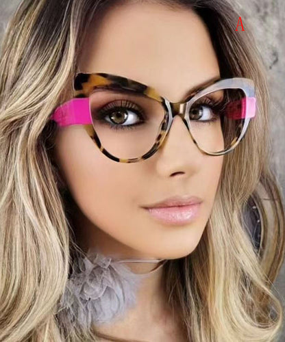 Unisex Full Frame Reading Glasses Color Blocking Style 0