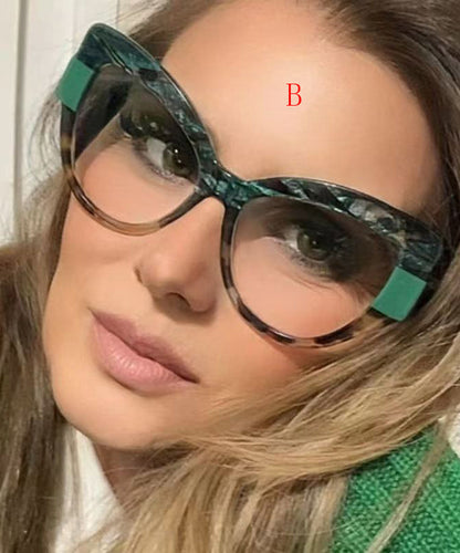 Unisex Full Frame Reading Glasses Color Blocking Style 1
