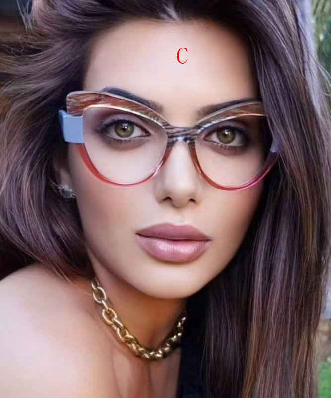 Unisex Full Frame Reading Glasses Color Blocking Style 2