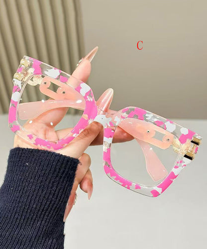 Unisex Full Frame Reading Glasses Large Frame Fashion Print 2