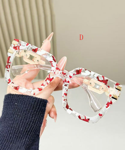 Unisex Full Frame Reading Glasses Large Frame Fashion Print 3
