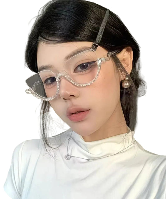 Unisex Half Rim Reading Glasses with Blue Light Protection 0
