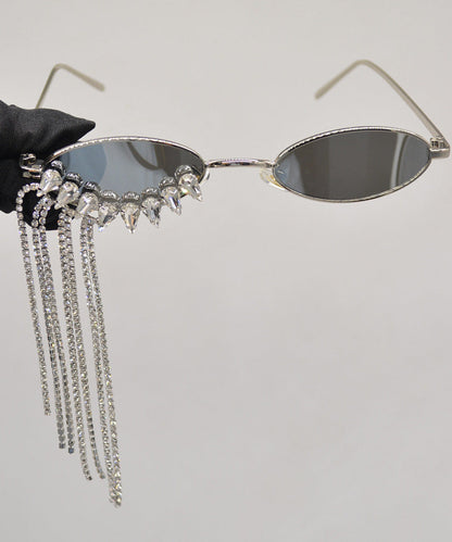 Unisex Sunglasses Tassel Detail Modern Style 1