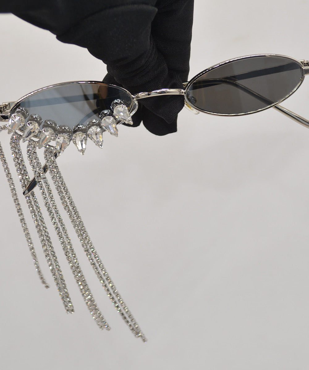 Unisex Sunglasses Tassel Detail Modern Style 2