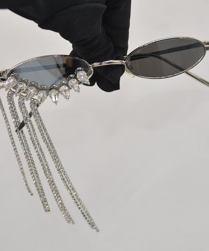Unisex Sunglasses Tassel Detail Modern Style 2