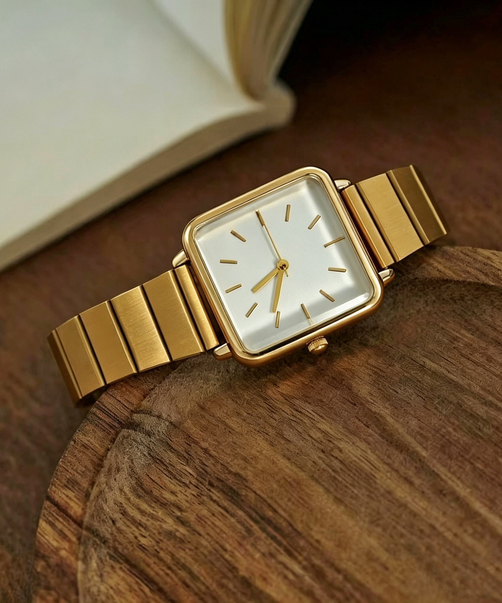 Unisex Wristwatch Minimalist Bamboo Joint Design 2