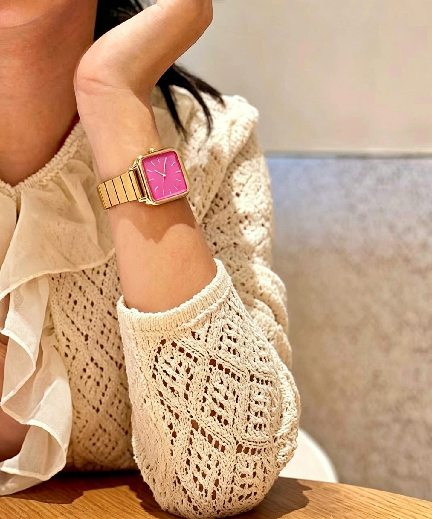 Unisex Wristwatch Minimalist Bamboo Joint Design 3