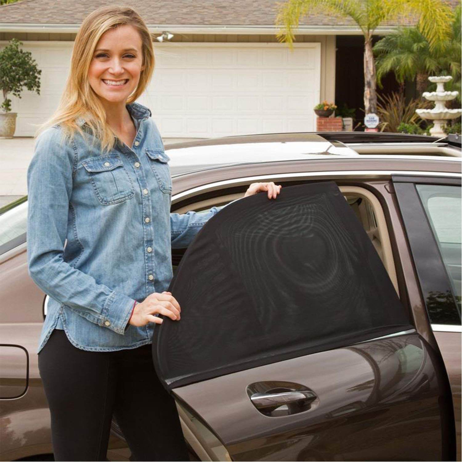 Universal Car Window Sunshade Curtain
