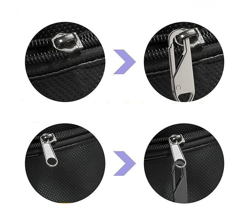 Universal removable zip puller