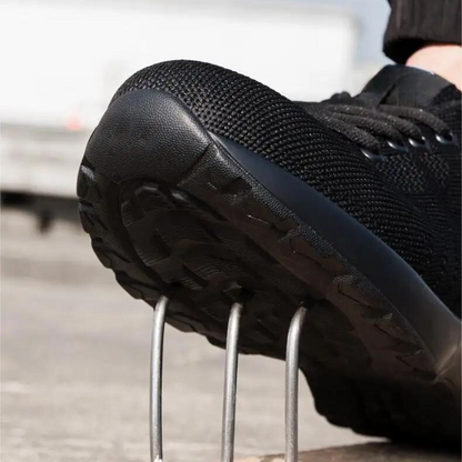 Air cushion safety shoes for men