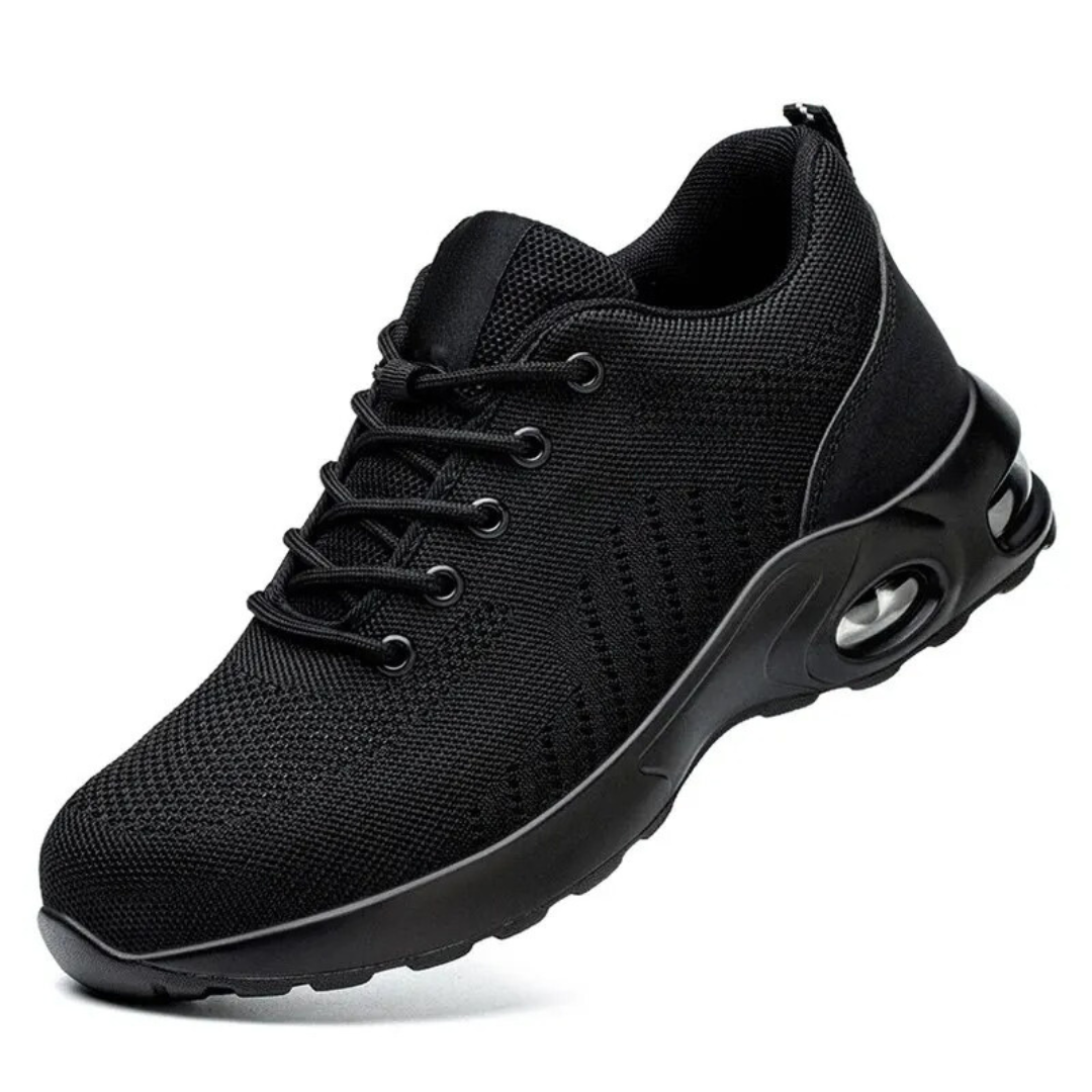 Air cushion safety shoes for men