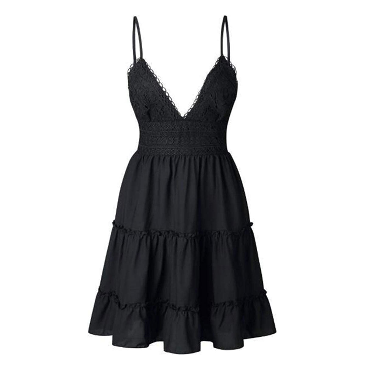 Women's V-neck Spaghetti Strap Dress