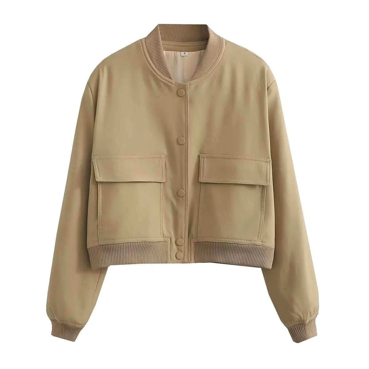 Varsity bomber jacket for women