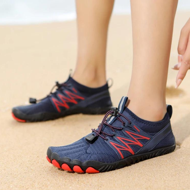 Versatile Aqua Sneakers