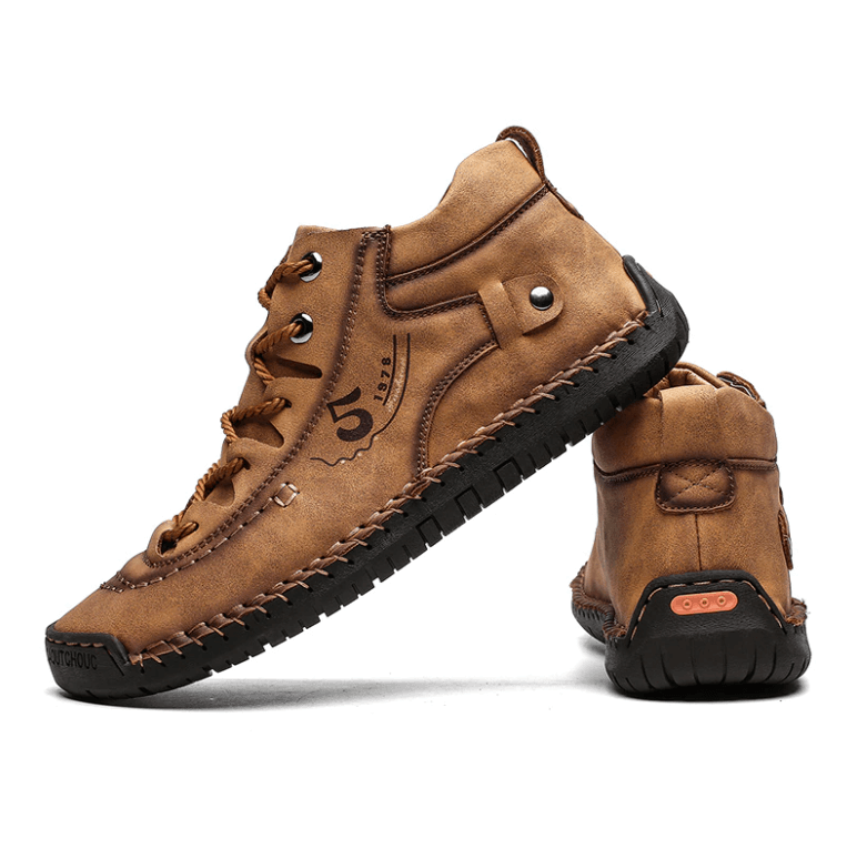 Vintage Leather Style Boots For Men