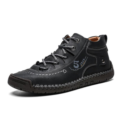 Vintage Leather Style Boots For Men