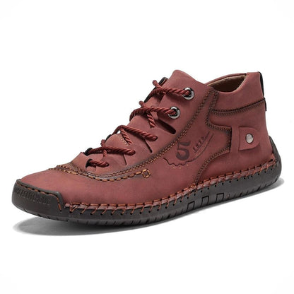 Vintage Leather Style Boots For Men